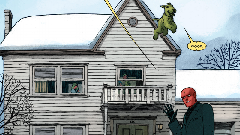 Illustration for article titled The List of Names for The Vision's New Robot Dog Would Be Cute If It Wasn't So Horrifying